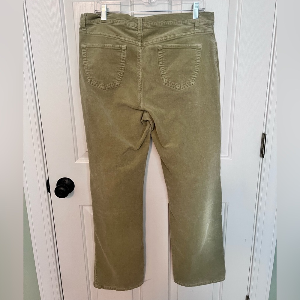 French Dressing - FDJ Women's Boot Cut Corduroy Pants - Olive - Picture 2 of 4